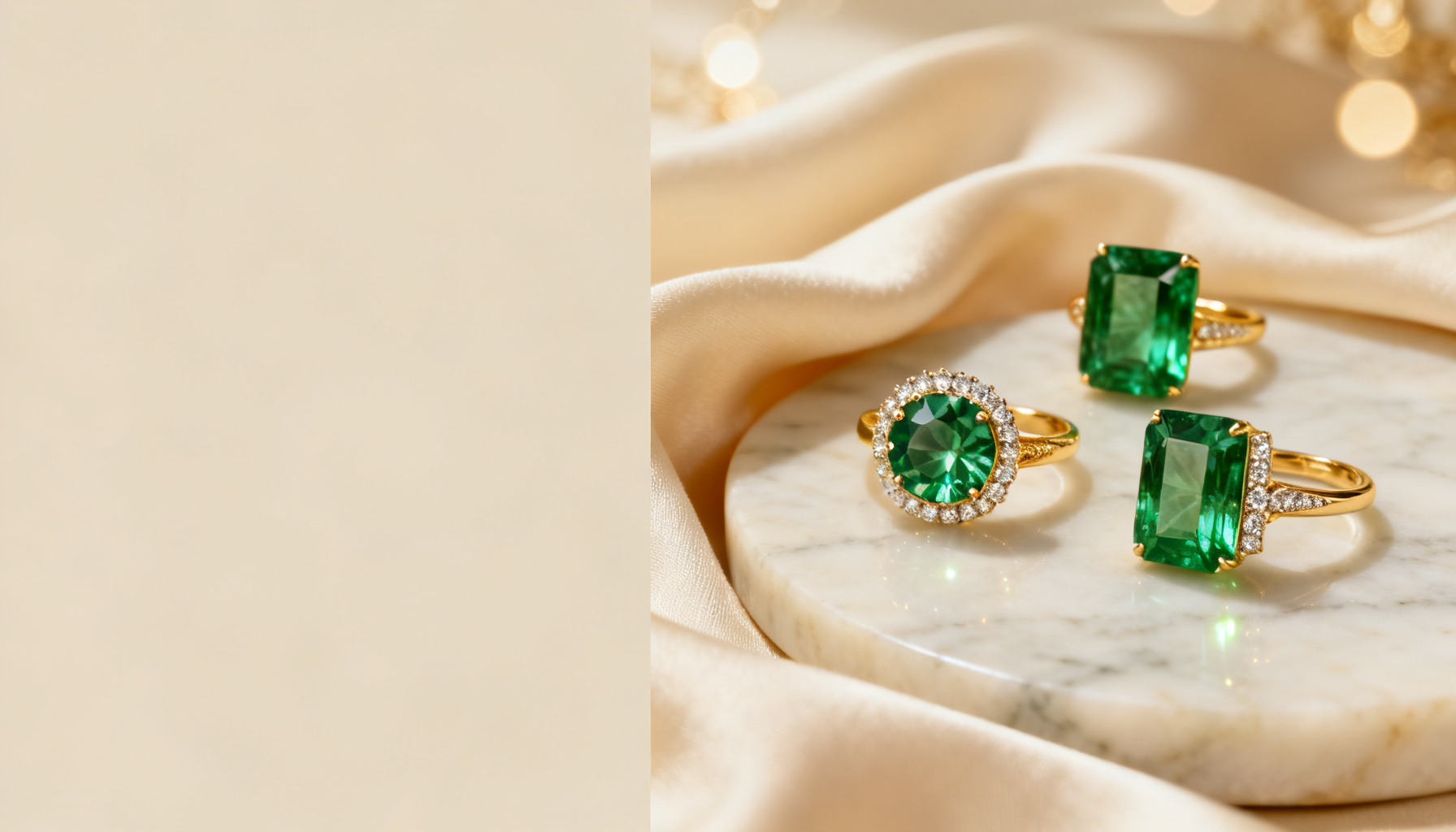 Emerald jewellery