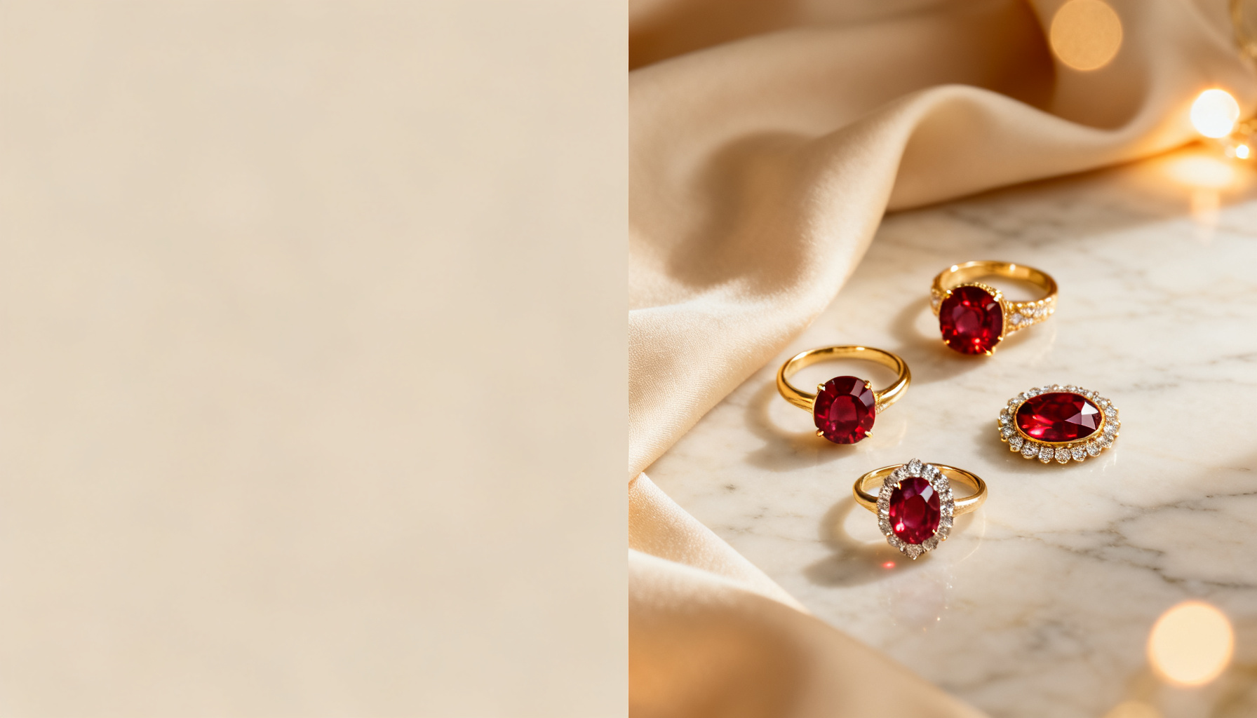 Ruby jewellery