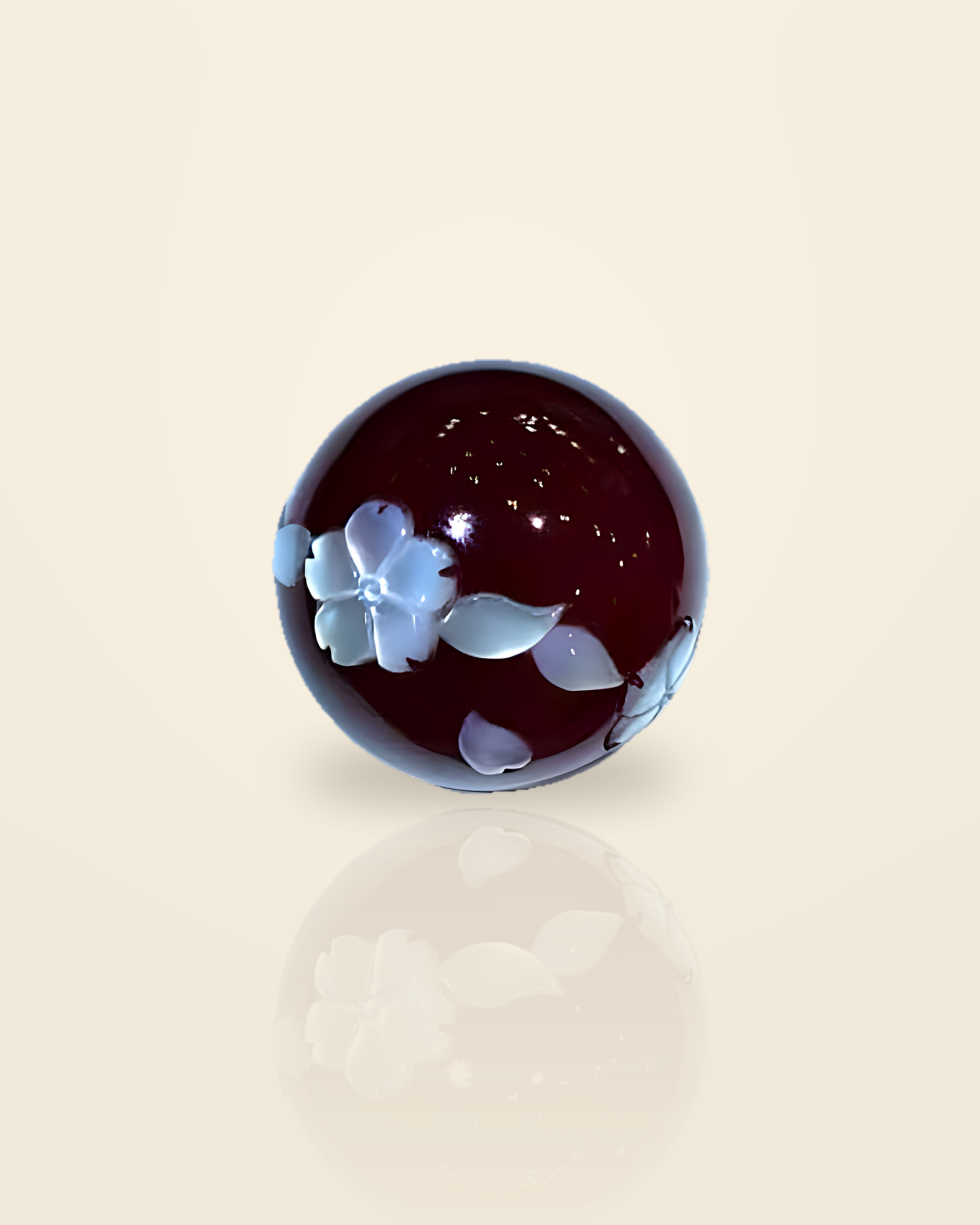 Carved Agate Bead