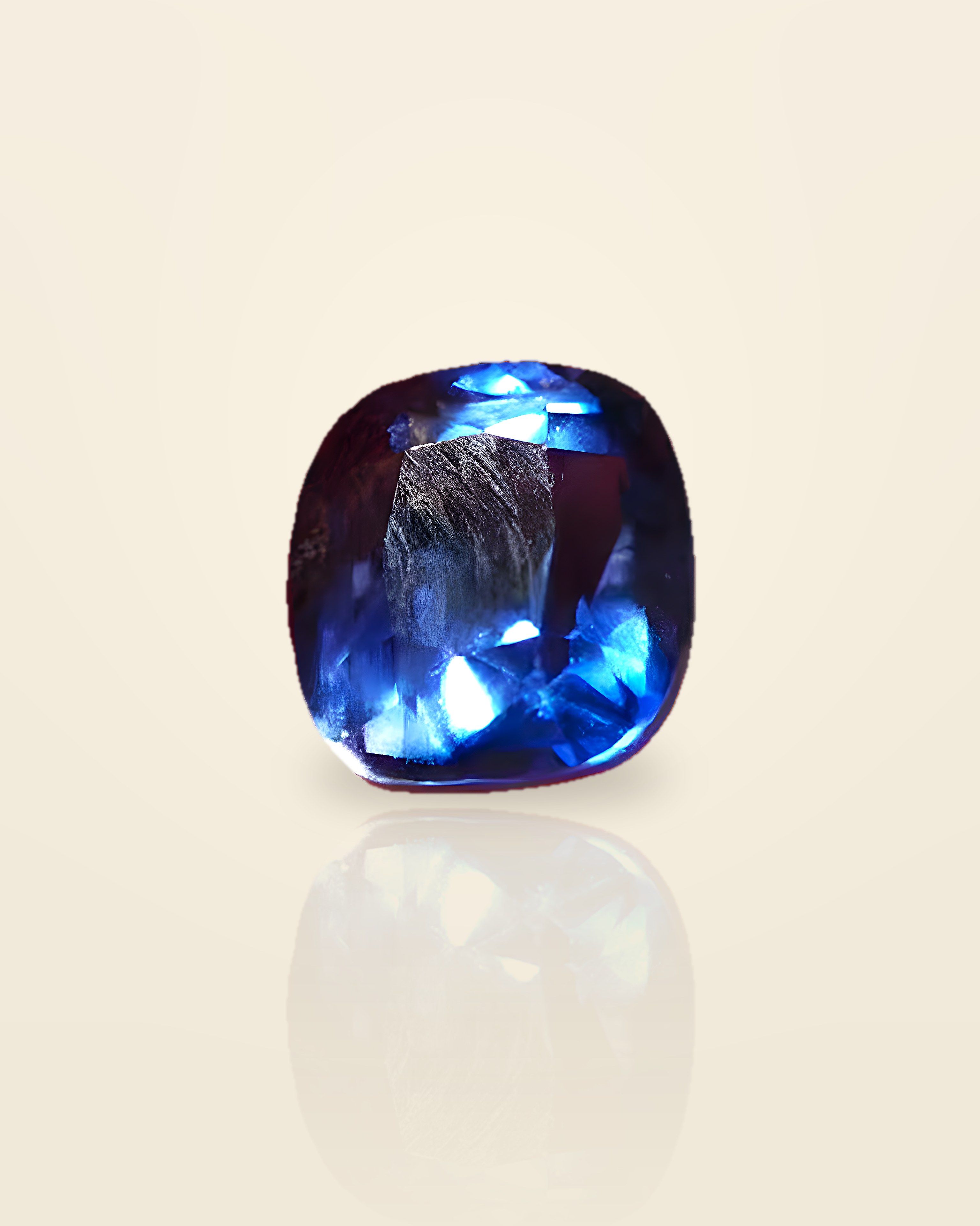 Loose Sapphire, Cushion