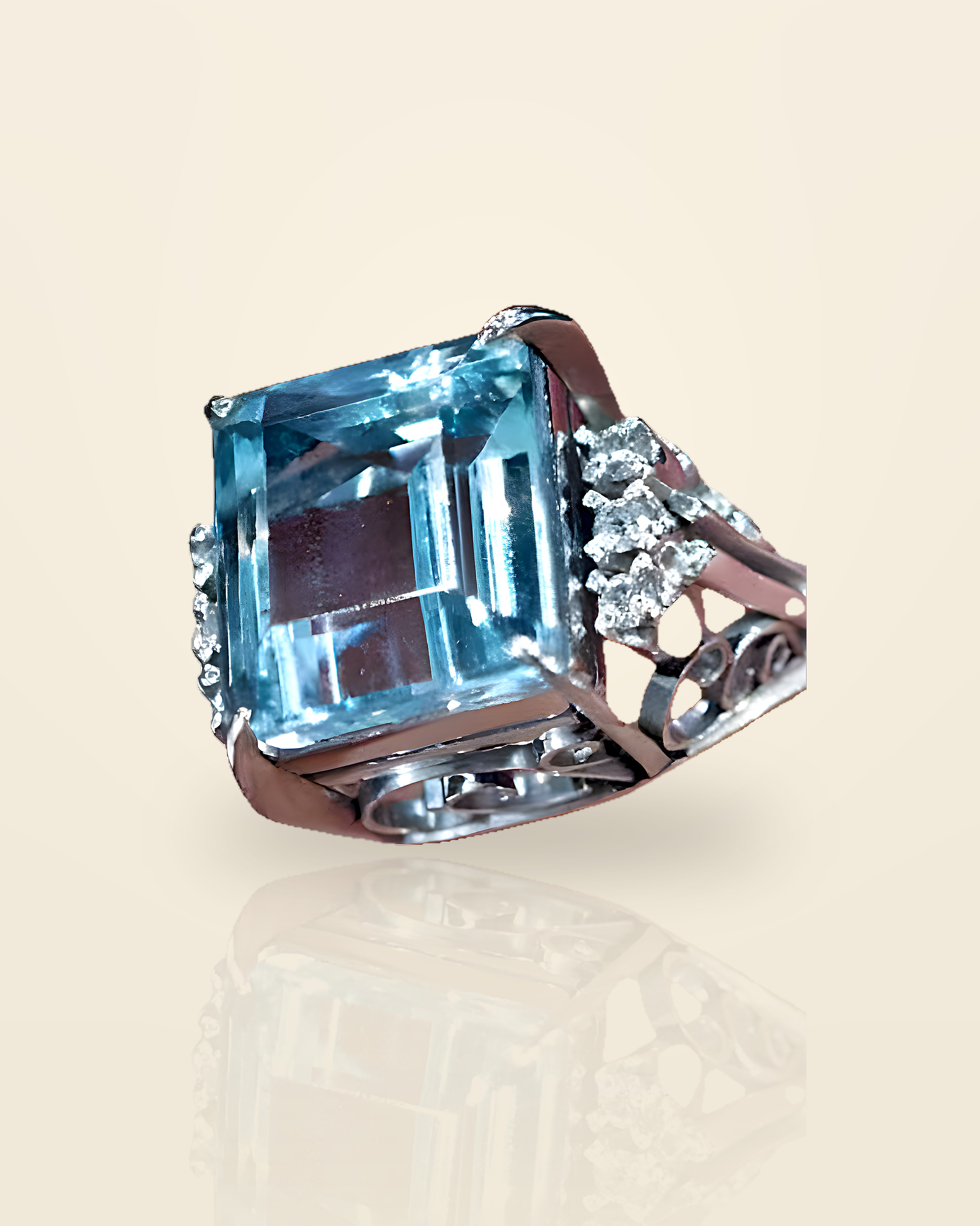 Aria Aquamarine Ring