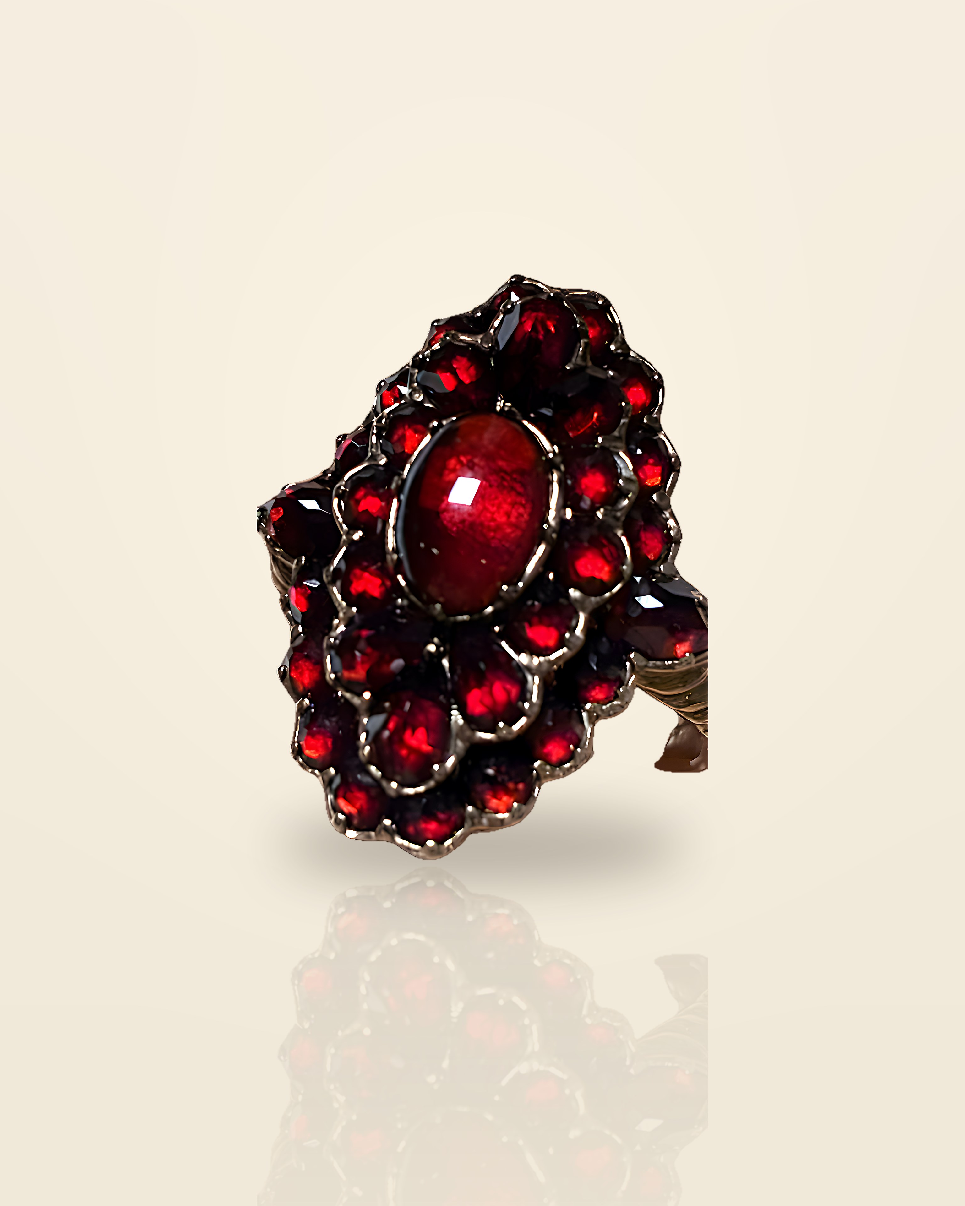 Antiphon Garnet Ring